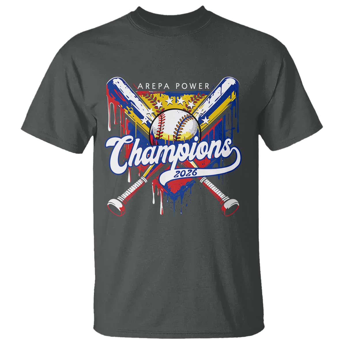 Venezuela Champions 2026 T Shirt Baseball Lover Home Plate Drip