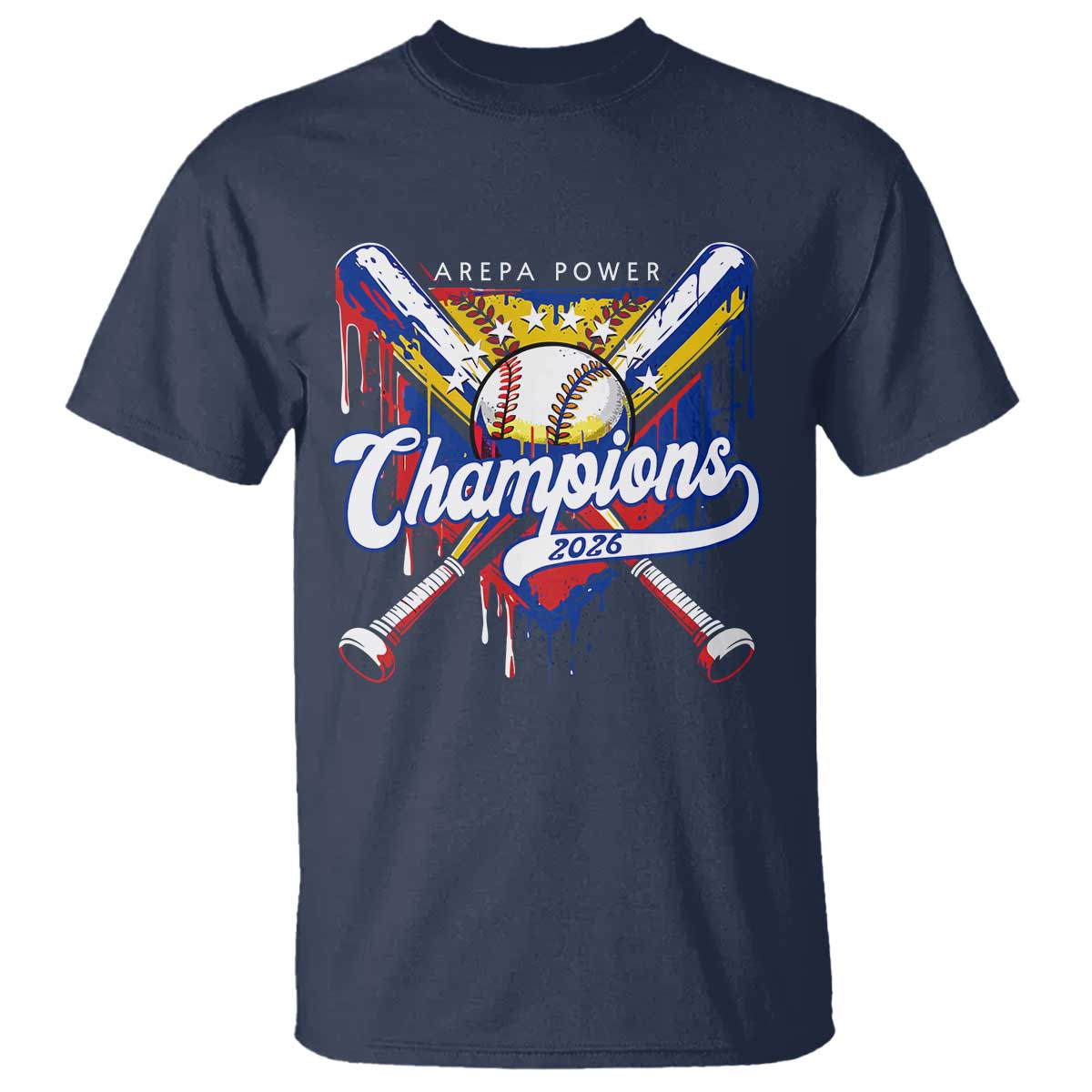 Venezuela Champions 2026 T Shirt Baseball Lover Home Plate Drip