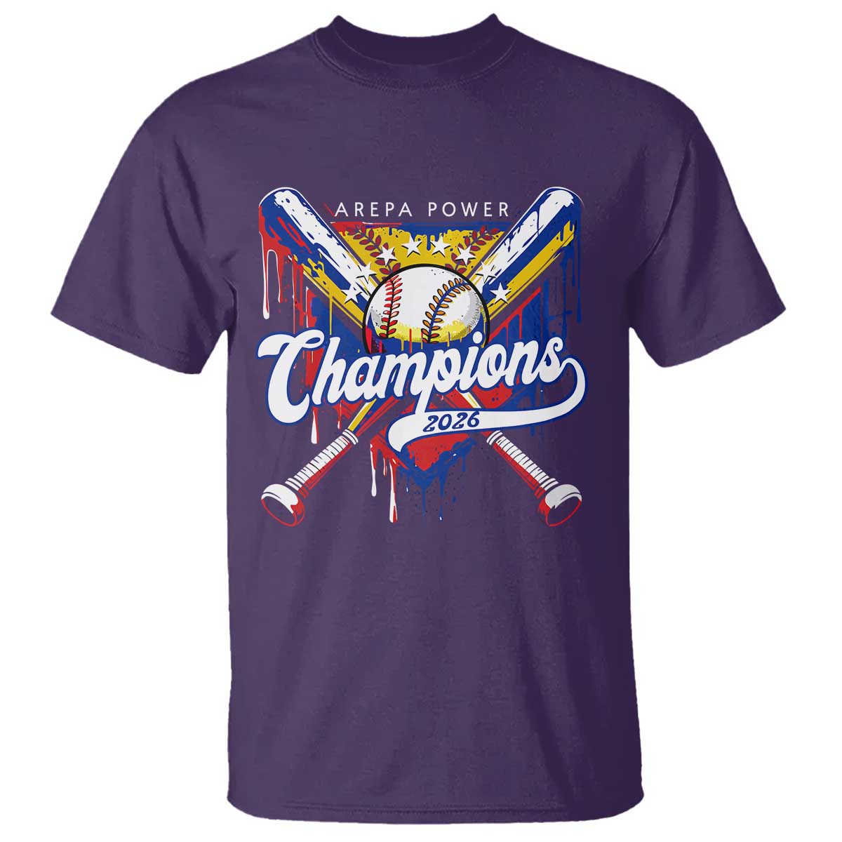 Venezuela Champions 2026 T Shirt Baseball Lover Home Plate Drip