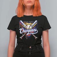 Venezuela Champions 2026 T Shirt For Women Baseball Lover Home Plate Drip