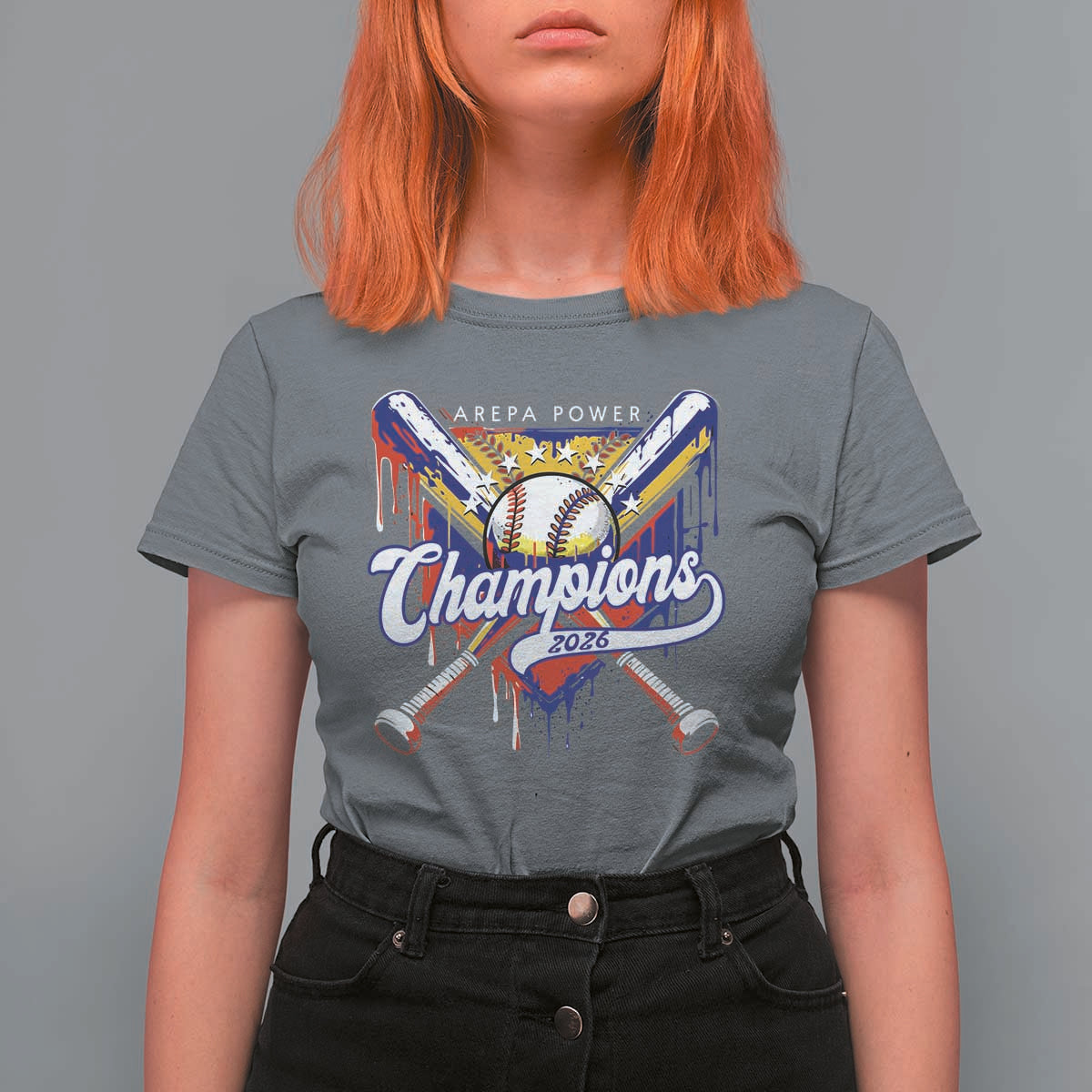Venezuela Champions 2026 T Shirt For Women Baseball Lover Home Plate Drip