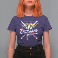 Venezuela Champions 2026 T Shirt For Women Baseball Lover Home Plate Drip