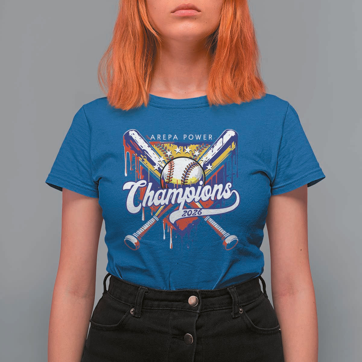 Venezuela Champions 2026 T Shirt For Women Baseball Lover Home Plate Drip