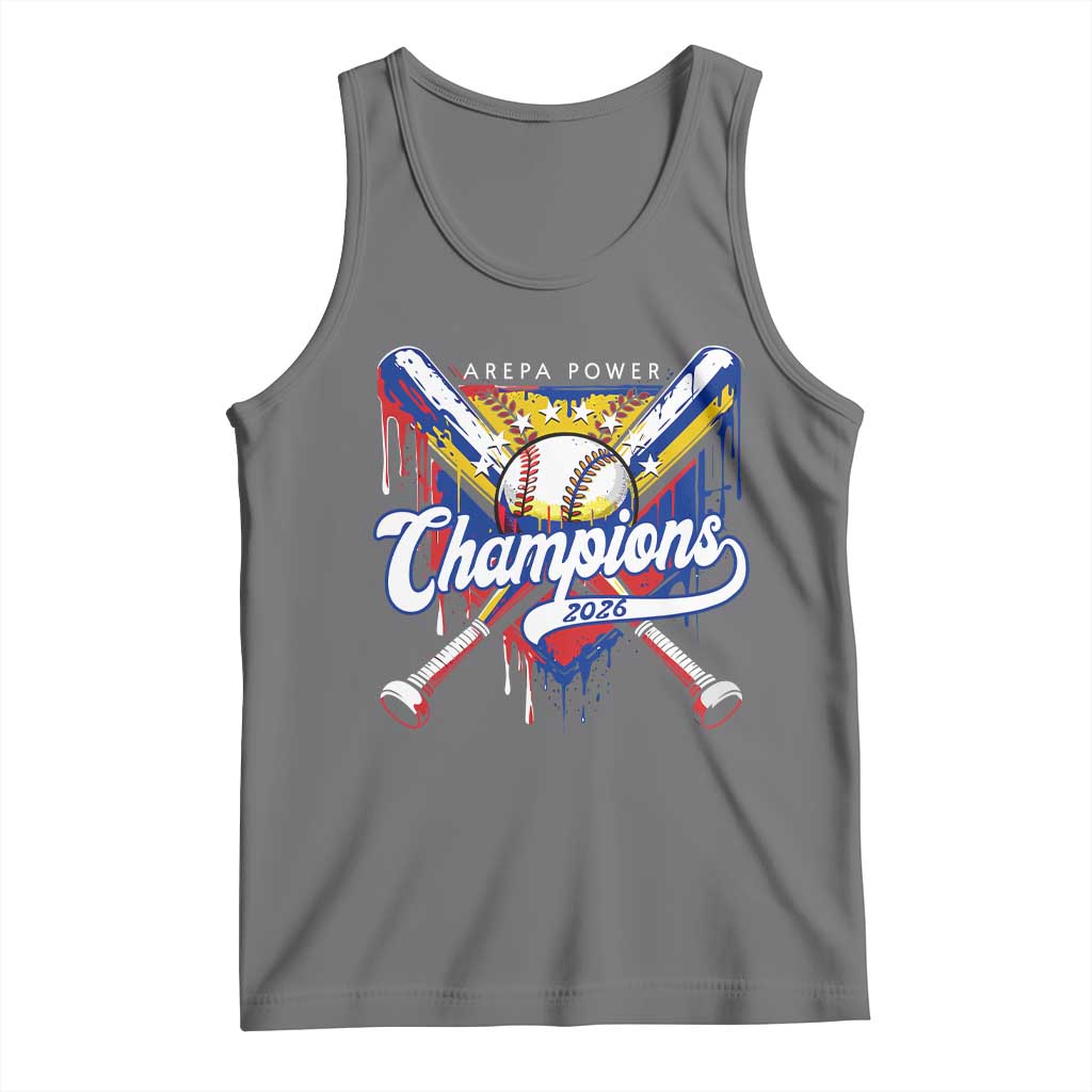 Venezuela Champions 2026 Tank Top Baseball Lover Home Plate Drip