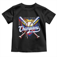 Venezuela Champions 2026 Toddler T Shirt Baseball Lover Home Plate Drip