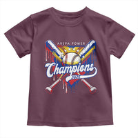 Venezuela Champions 2026 Toddler T Shirt Baseball Lover Home Plate Drip