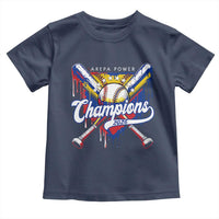 Venezuela Champions 2026 Toddler T Shirt Baseball Lover Home Plate Drip