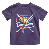Venezuela Champions 2026 Toddler T Shirt Baseball Lover Home Plate Drip