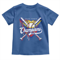 Venezuela Champions 2026 Toddler T Shirt Baseball Lover Home Plate Drip