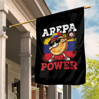 Funny Arepa Power Venezuela Baseball Lover Garden Flag Cute Dabbing Arepa