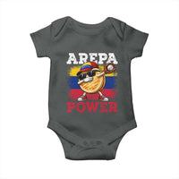 Funny Arepa Power Venezuela Baseball Lover Baby Onesie Cute Dabbing Arepa