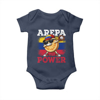 Funny Arepa Power Venezuela Baseball Lover Baby Onesie Cute Dabbing Arepa