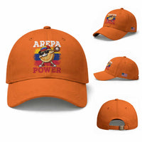 Funny Arepa Power Venezuela Baseball Lover Baseball Cap Cute Dabbing Arepa