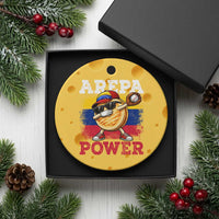 Funny Arepa Power Venezuela Baseball Lover Ceramic Ornament Cute Dabbing Arepa