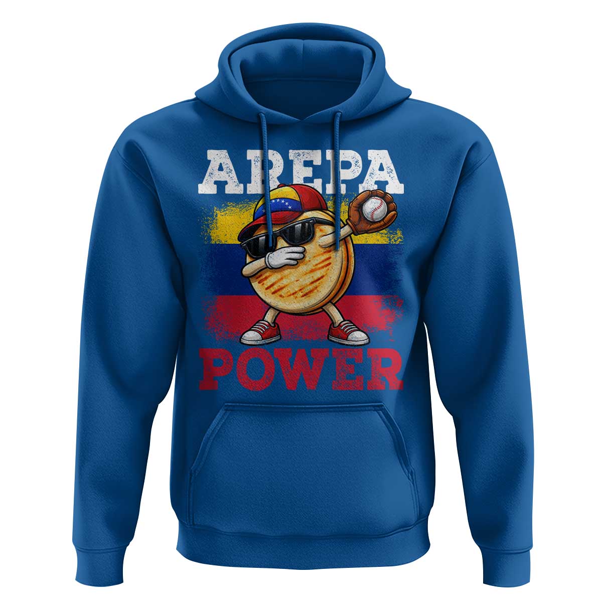 Funny Arepa Power Venezuela Baseball Lover Hoodie Cute Dabbing Arepa
