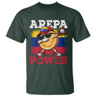 Funny Arepa Power Venezuela Baseball Lover T Shirt Cute Dabbing Arepa