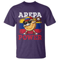 Funny Arepa Power Venezuela Baseball Lover T Shirt Cute Dabbing Arepa