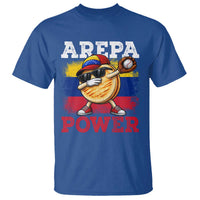 Funny Arepa Power Venezuela Baseball Lover T Shirt Cute Dabbing Arepa