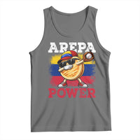 Funny Arepa Power Venezuela Baseball Lover Tank Top Cute Dabbing Arepa