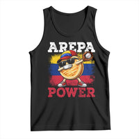 Funny Arepa Power Venezuela Baseball Lover Tank Top Cute Dabbing Arepa