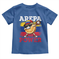 Funny Arepa Power Venezuela Baseball Lover Toddler T Shirt Cute Dabbing Arepa