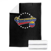 Venezuela Baseball Jersey Venezuelan Sport Fan Throw Blanket