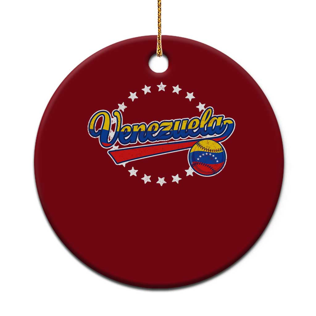 Venezuela Baseball Jersey Venezuelan Sport Fan Ceramic Ornament