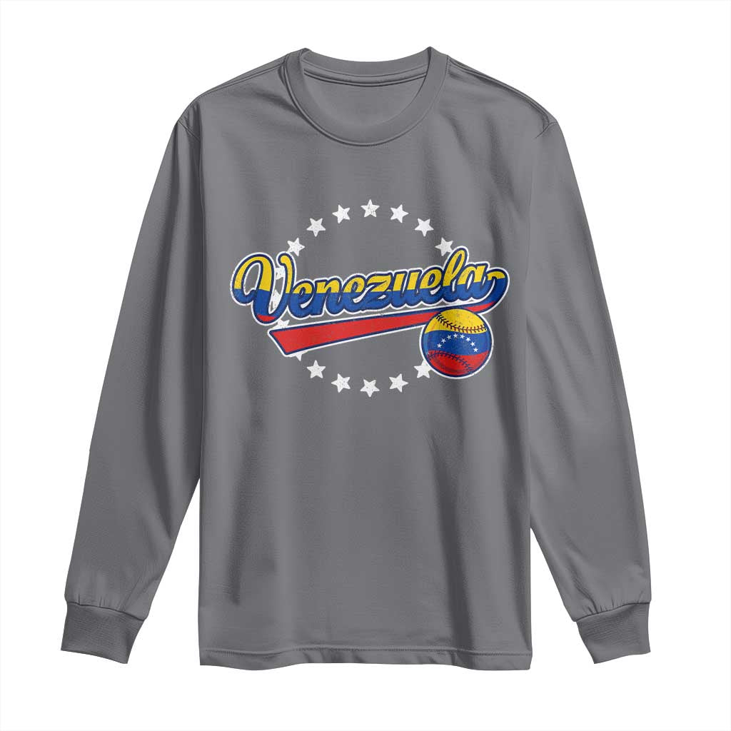 Venezuela Baseball Jersey Venezuelan Sport Fan Long Sleeve Shirt
