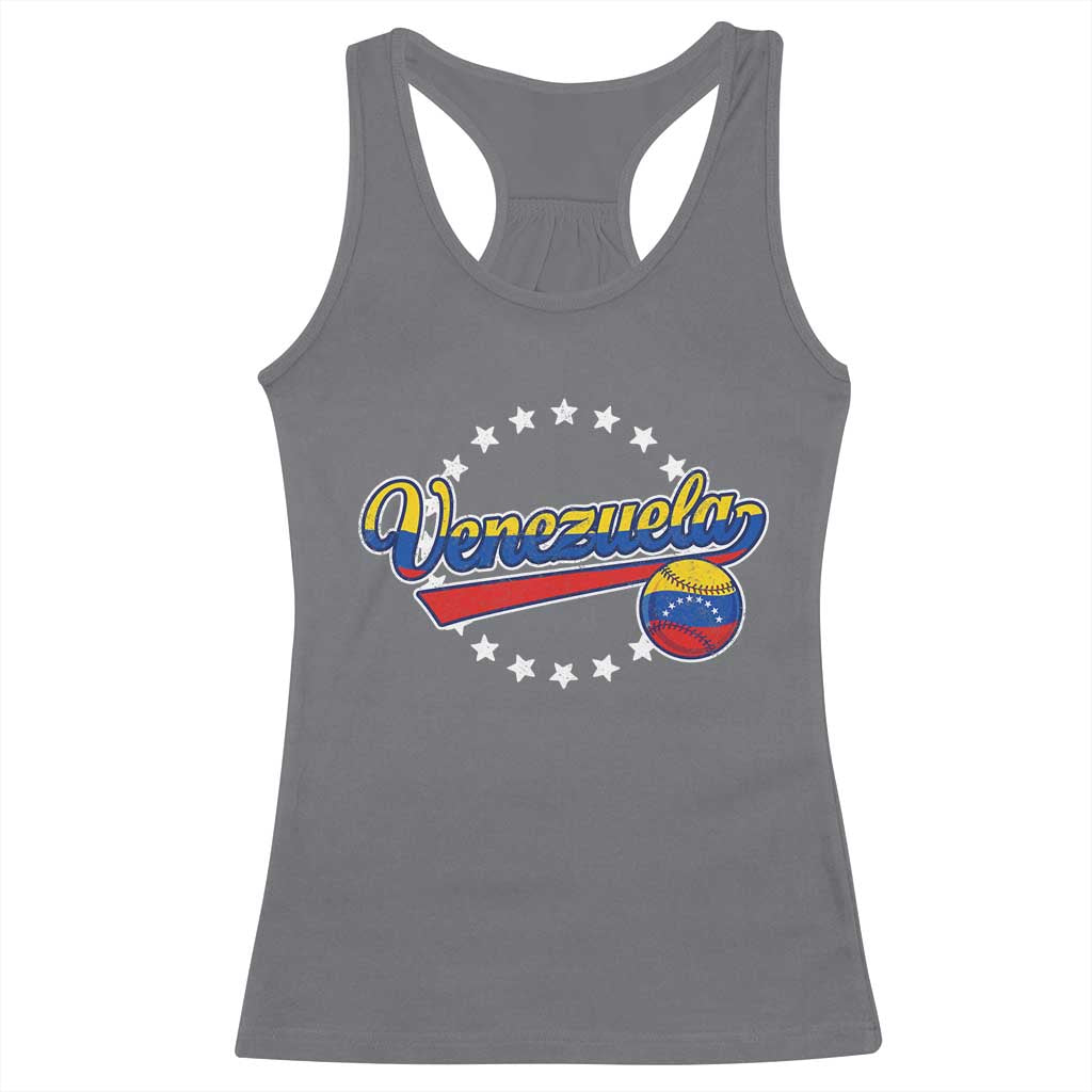 Venezuela Baseball Jersey Venezuelan Sport Fan Racerback Tank Top