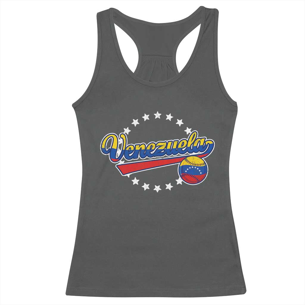 Venezuela Baseball Jersey Venezuelan Sport Fan Racerback Tank Top