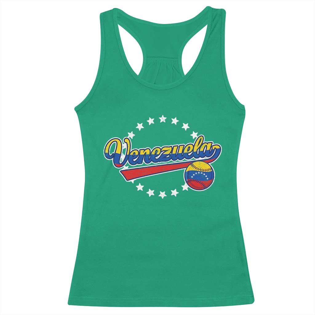 Venezuela Baseball Jersey Venezuelan Sport Fan Racerback Tank Top