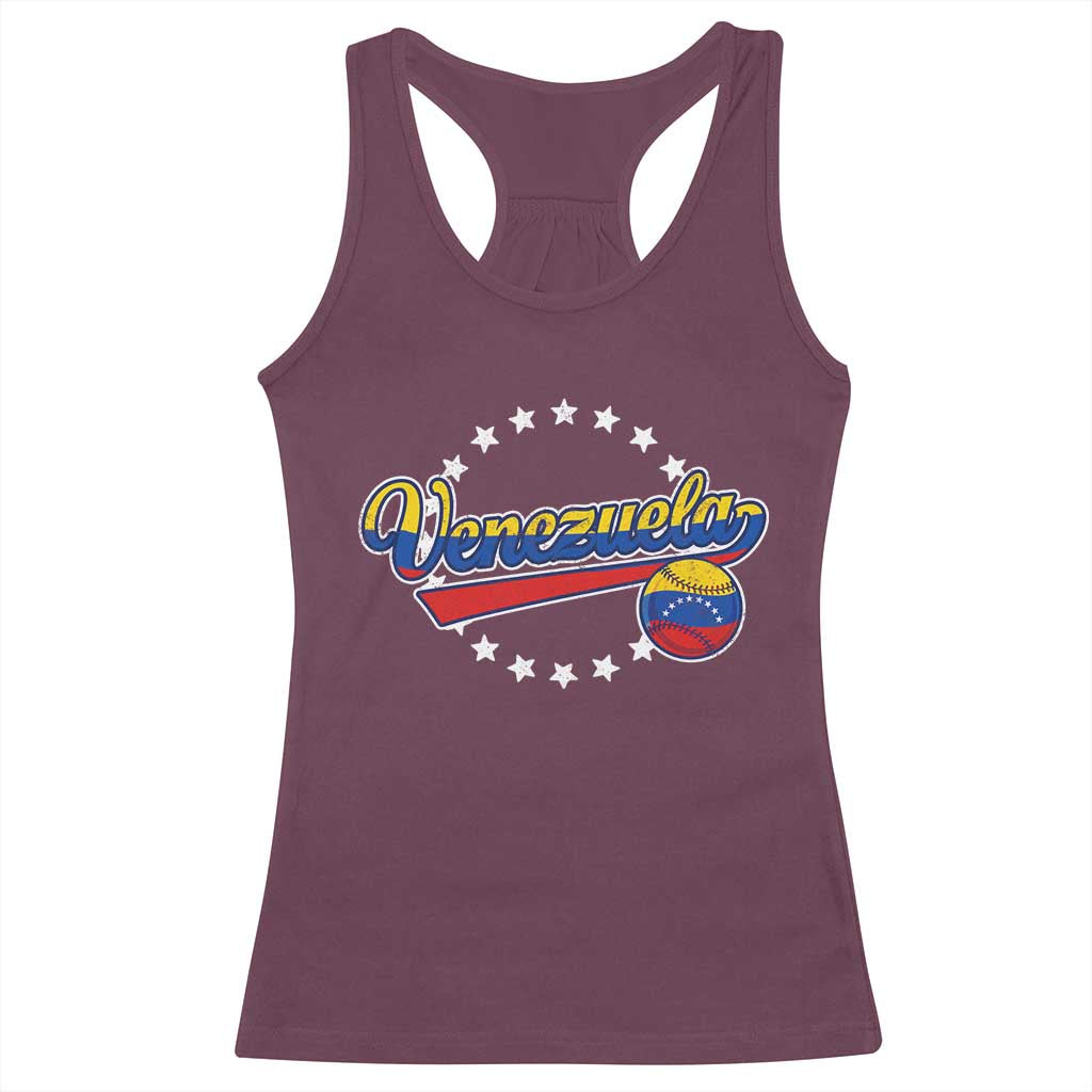 Venezuela Baseball Jersey Venezuelan Sport Fan Racerback Tank Top