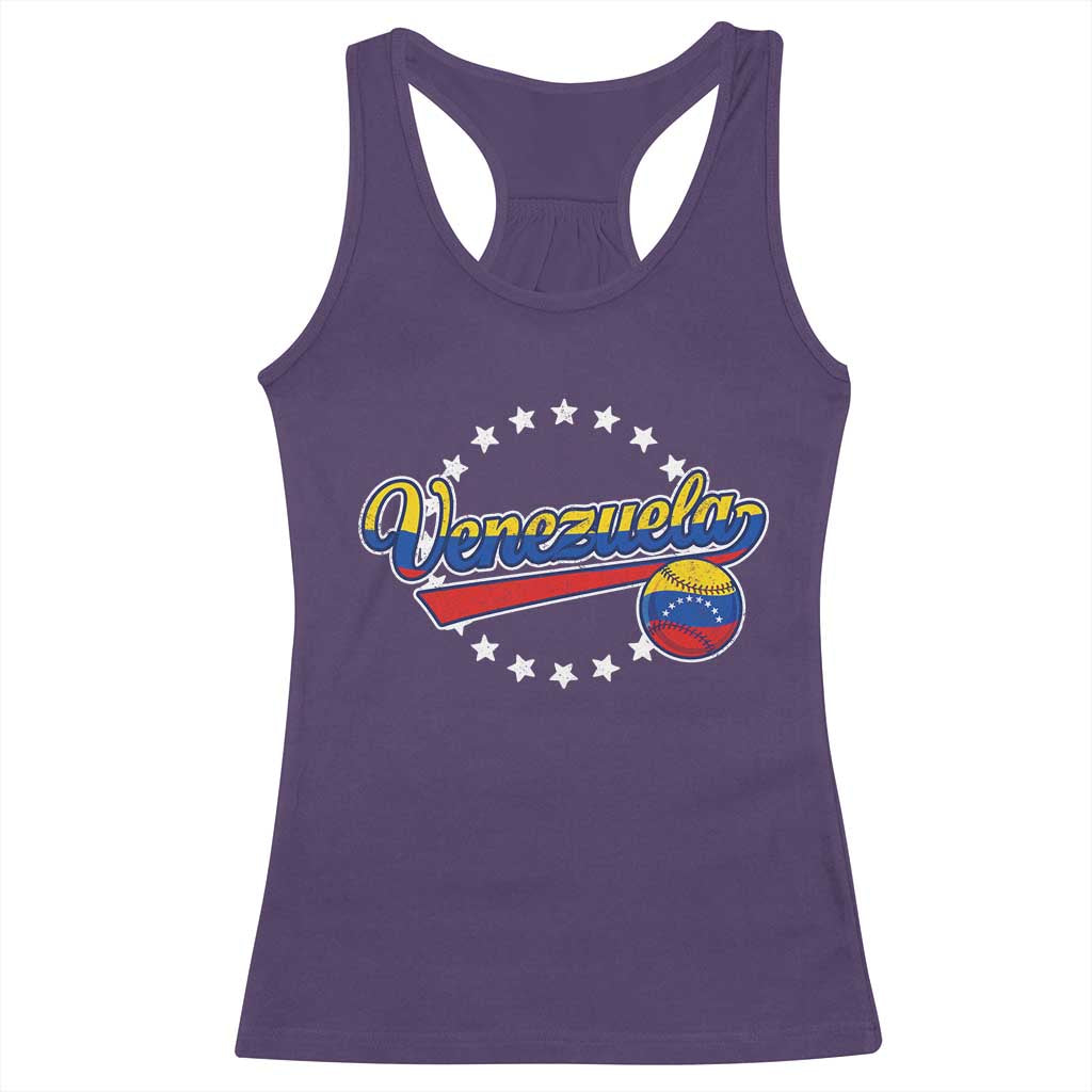 Venezuela Baseball Jersey Venezuelan Sport Fan Racerback Tank Top