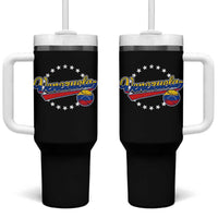 Venezuela Baseball Jersey Venezuelan Sport Fan Tumbler With Handle