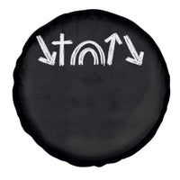 Christian Easter Spare Tire Cover 5 Gospel Symbols He Came Died Rose Ascended Jesus