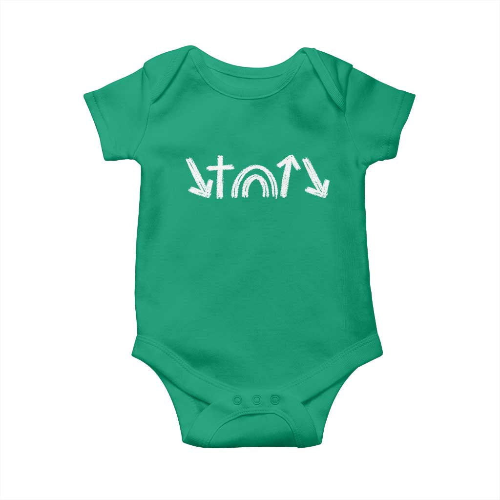 Christian Easter Baby Onesie 5 Gospel Symbols He Came Died Rose Ascended Jesus