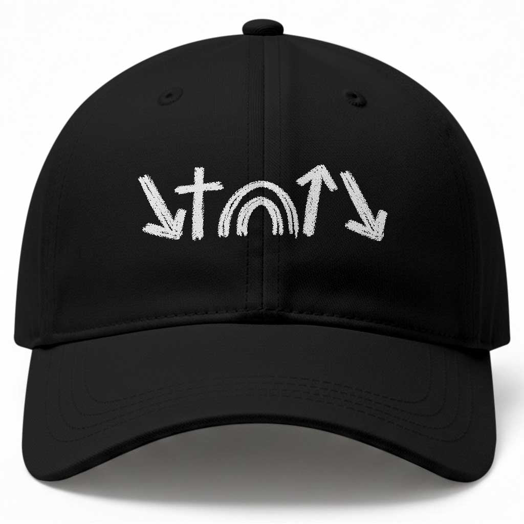 Christian Easter Baseball Cap 5 Gospel Symbols He Came Died Rose Ascended Jesus