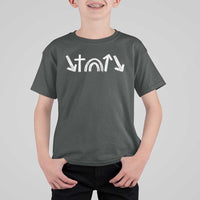 Christian Easter T Shirt For Kid 5 Gospel Symbols He Came Died Rose Ascended Jesus