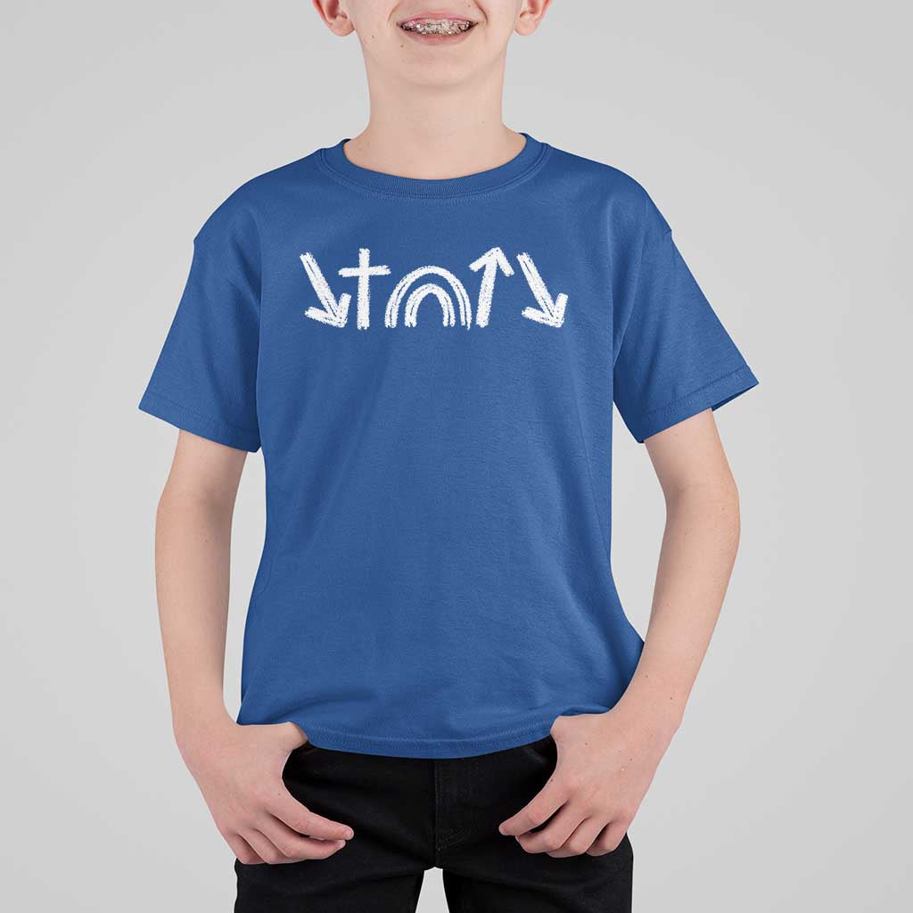 Christian Easter T Shirt For Kid 5 Gospel Symbols He Came Died Rose Ascended Jesus