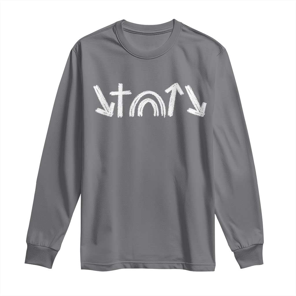 Christian Easter Long Sleeve Shirt 5 Gospel Symbols He Came Died Rose Ascended Jesus