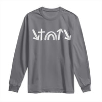 Christian Easter Long Sleeve Shirt 5 Gospel Symbols He Came Died Rose Ascended Jesus