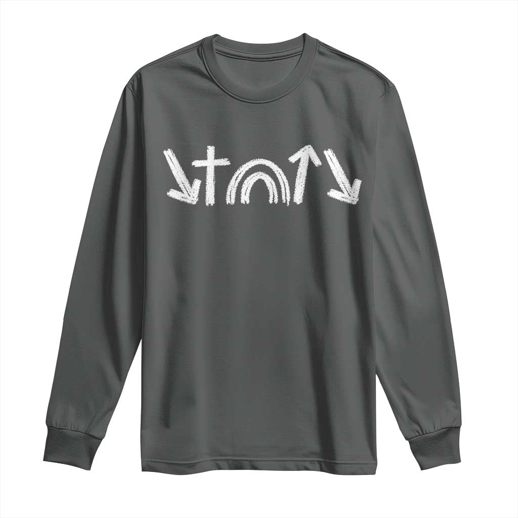 Christian Easter Long Sleeve Shirt 5 Gospel Symbols He Came Died Rose Ascended Jesus