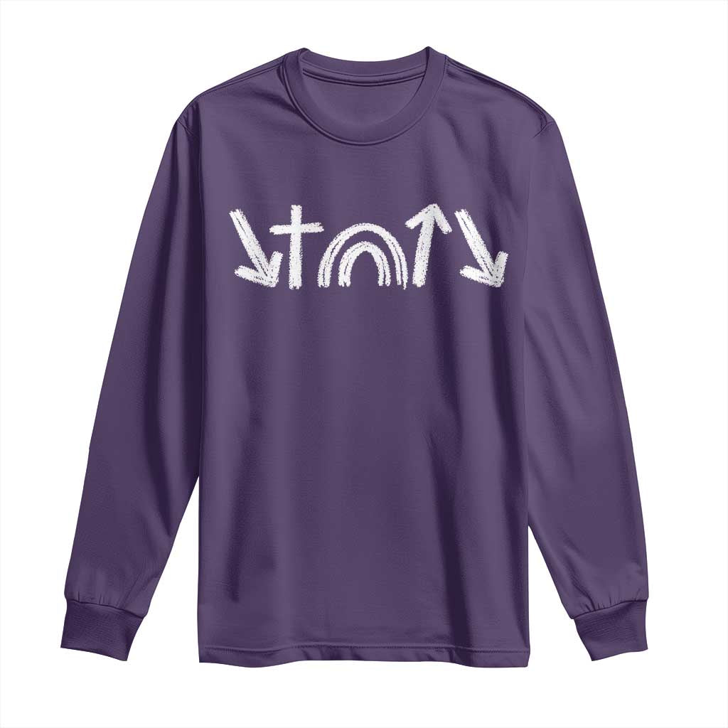 Christian Easter Long Sleeve Shirt 5 Gospel Symbols He Came Died Rose Ascended Jesus