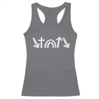 Christian Easter Racerback Tank Top 5 Gospel Symbols He Came Died Rose Ascended Jesus