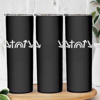 Christian Easter Skinny Tumbler 5 Gospel Symbols He Came Died Rose Ascended Jesus