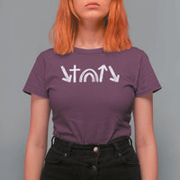 Christian Easter T Shirt For Women 5 Gospel Symbols He Came Died Rose Ascended Jesus
