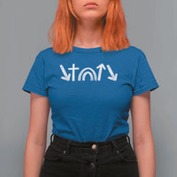 Christian Easter T Shirt For Women 5 Gospel Symbols He Came Died Rose Ascended Jesus