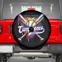 Venezuela Campeones Baseball Championship 2026 Spare Tire Cover Home Plate Drip