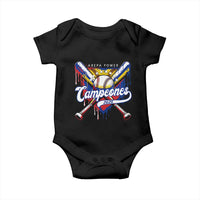 Venezuela Campeones Baseball Championship 2026 Baby Onesie Home Plate Drip
