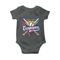 Venezuela Campeones Baseball Championship 2026 Baby Onesie Home Plate Drip